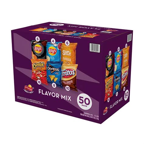 Frito-Lay Flavor Mix Chips and Snacks Variety Pack (Pack ...