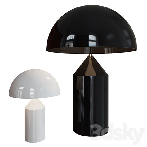Oluce Atollo Table Lamp 3d Models
