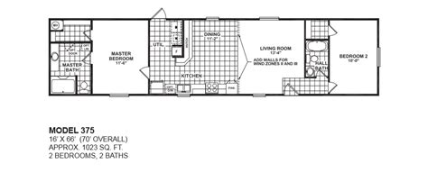 What is a 3 bedroom flat? floorplans photos oak creek manufactured homes ...