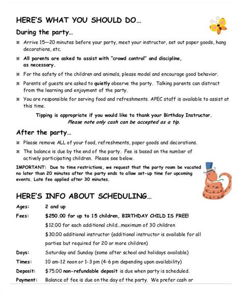 The birthday party agenda/ planning template features a very simple to use template with the help of which you can draft party agenda within no time. 39+ Sample Event Program Templates - PSD, AI | Free & Premium Templates