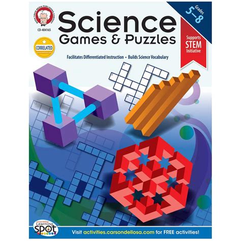 Science Games And Puzzles Grades 5 8