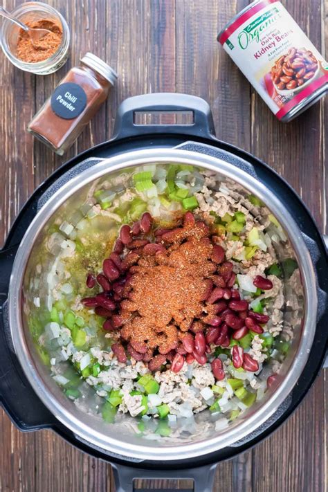 Instant Pot Turkey Chili Recipe Evolving Table