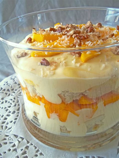 Quick And Yummy Dessert Recipe With Mango Trifle Delight Mango Trifle Recipes Healthy Snacks