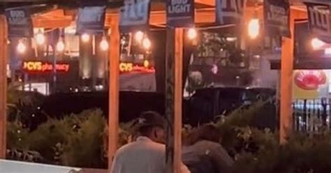 Lovely Randy Couple Caught Having Brazen Sex In Busy Restaurants Beer Garden Daily Star