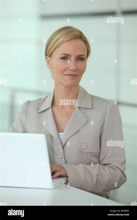 Woman Office Secretary Stock Photo Alamy