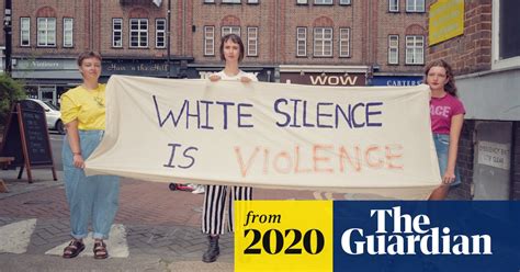 Police Order Removal Of White Silence Is Violence Banner In London
