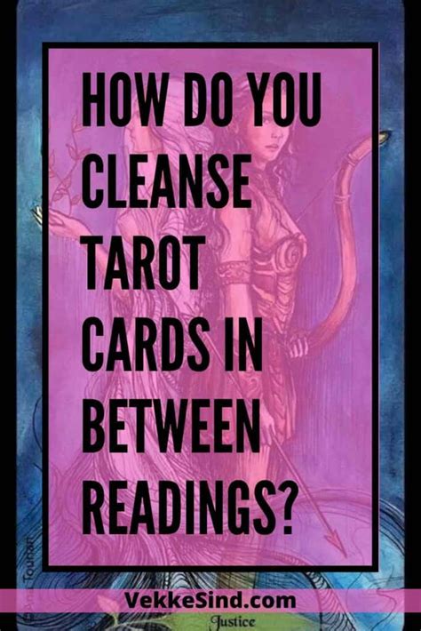 The temperance card is a major arcana card, and in the upright position, signifies the need for more balance in your life. How Do You Cleanse Tarot Cards in Between Readings? - Vekke Sind