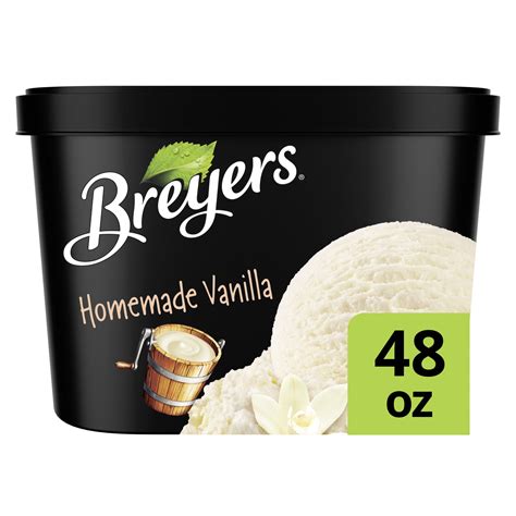 Breyers Classics Ice Cream Homemade Vanilla Oz Walmart Com Walmart Com
