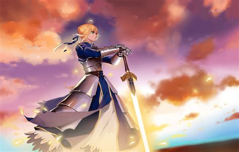 Wallpaper Anime Art Character The Saber Fate Grand Order Images For