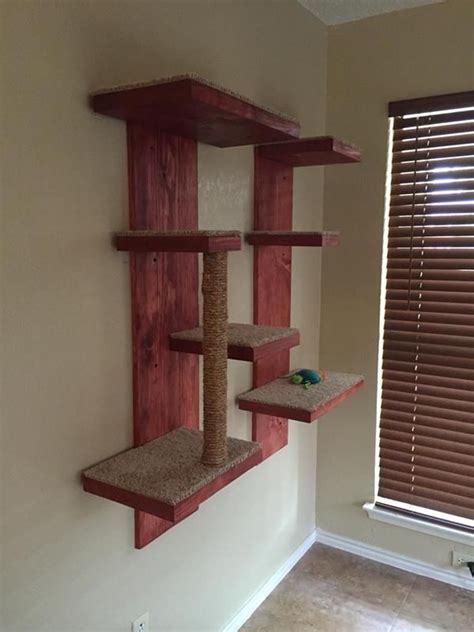 Wall Mounted Cat Tree I Made For The Cutest Cats In The World Cats