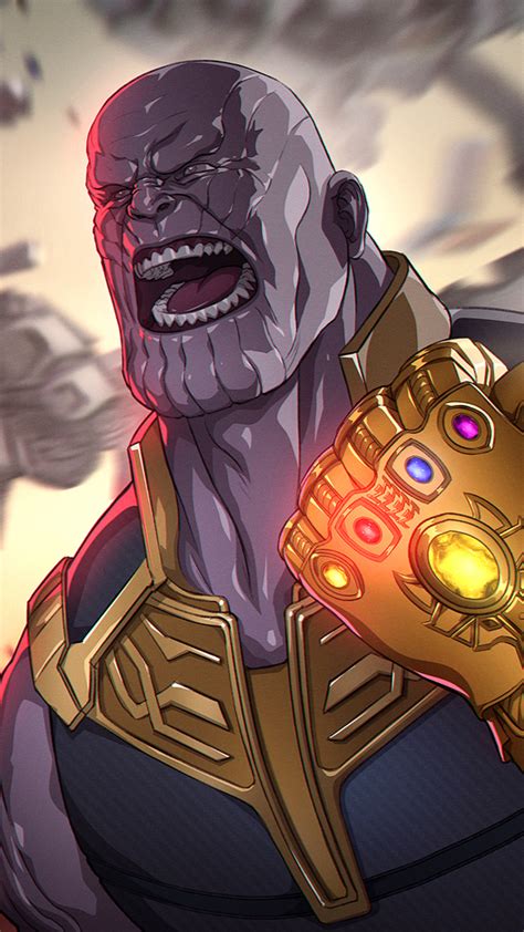 1080x1920 Thanos Iron Man Hd Avengers Infinity War Artwork Digital