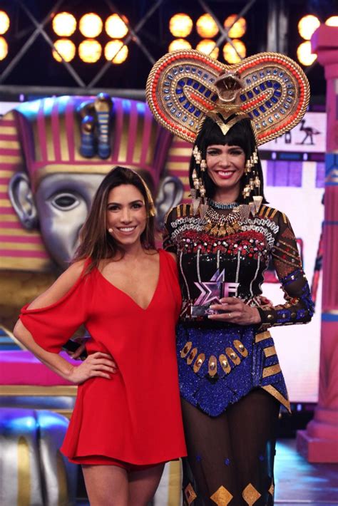 Patricia Abravanel Transforma Luciana Gimenez Em Cleópatra No Musical De Katy Perry Tv Foco