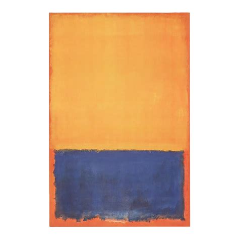 Mark Rothko Yellow Blue Orange 1955 Abstract Orangeblue Germany