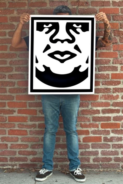 Shepard Fairey Obey Andre The Giant Signed 25x30 Lithograph Pa