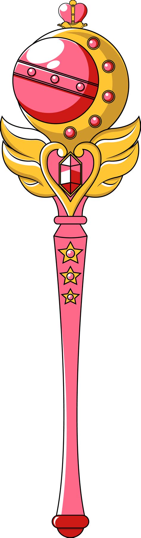 Download Images For Anime Fantasy Art Sailor Moon Wand Png PNG Image With No Background