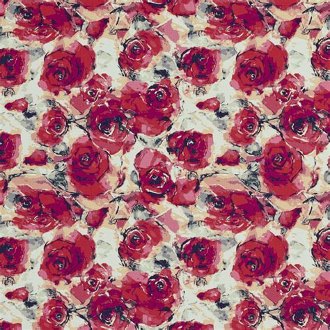 Pattern floral motif floral flower patterns pattern design floral design floral prints textile design flower [shop for blue dress online in india at limeroad. Burgundy and Coral Rose Flower Painting Print Contemporary ...