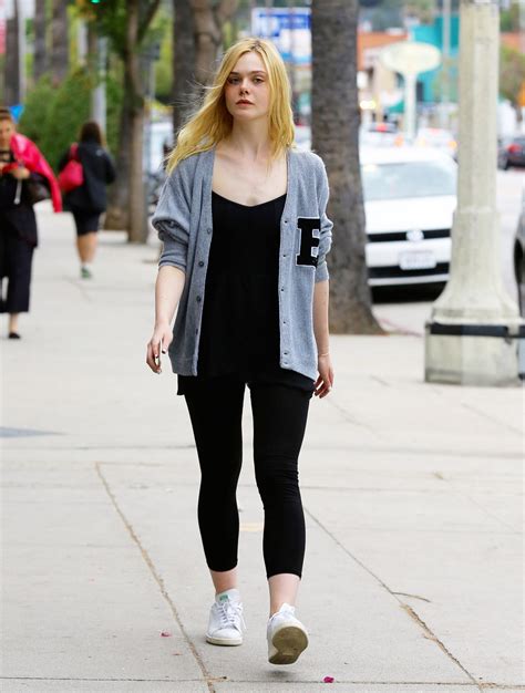 Elle Fanning Out And About In Studio City Hawtcelebs