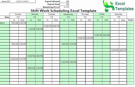 One Day Schedule Template Luxury 5 Day Work Week Calendar Template