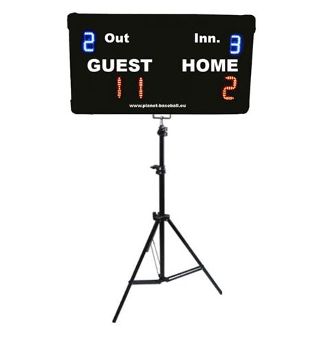 Planetbaseball Baseball Led Scoreboard Pb1 127cm Digits New 2021