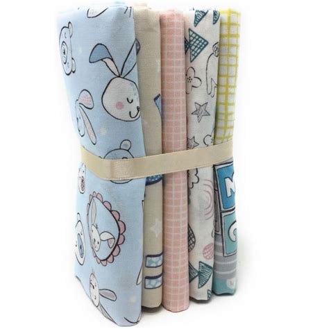 Lewis And Irene Bella Bunny And Bear Fabric Fat Quarter Pack 3