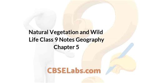 Natural Vegetation And Wild Life Class 9 Notes Geography Chapter 5