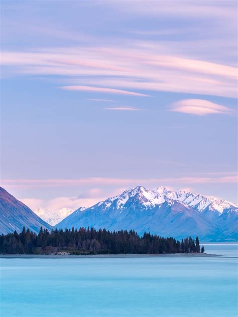 1668x2224 Cloudy Mountains in Lake Tekapo New Zealand 1668x2224 Resolution Wallpaper, HD City 4K ...