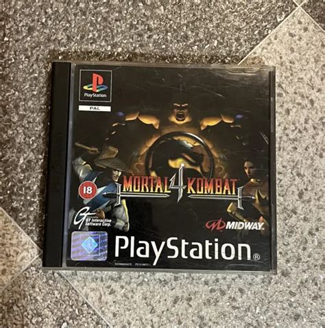 Mortal Kombat 4 Playstation Ps1 Mk4 Boxed With Manual £5990