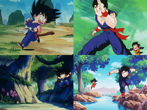 Lonely On Twitter Goku And His Sons Running Around Mount Paozu