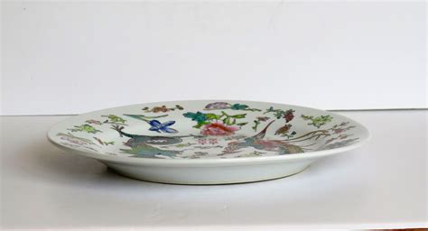 Chinese Export Porcelain Plate Hand Painted Dragon And Phoenix Circa