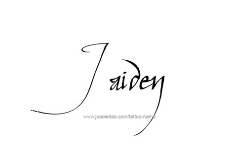 Jaiden Name Tattoo Designs Name Tattoo Designs Name Tattoos Tattoo Designs