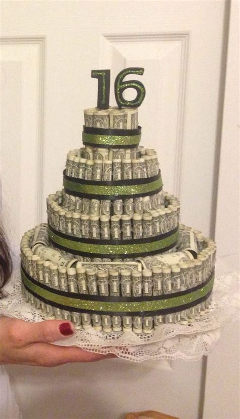 God really blessed me abundantly the day he brought us together. Money cake -16th Birthday | Money Cake | Pinterest ...