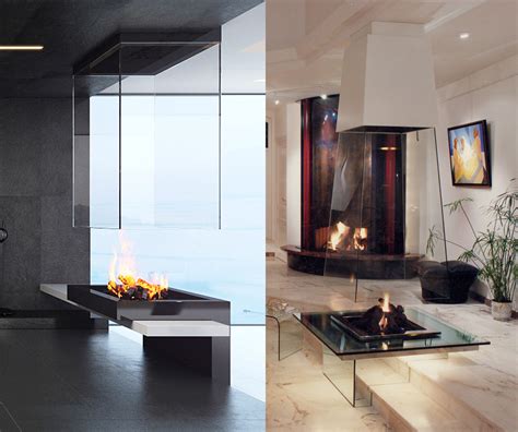 Suspended Fireplaces Bloch Design Fireplaces Contemporary
