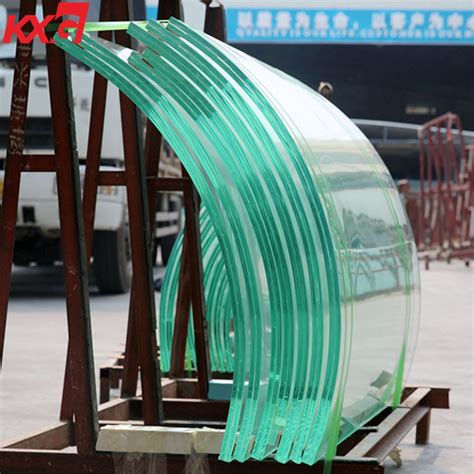 china building glass factory 21 52mm 10104 low iron extra clear curve tempered toughened