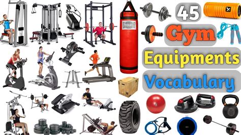 Gym Equipments Vocabulary Ll About Gym Equipments Name In English With Pictures YouTube
