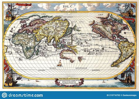 Mapas Antiguos Del Mapa Del Mundo Del Worldheinrich Schererc 1700