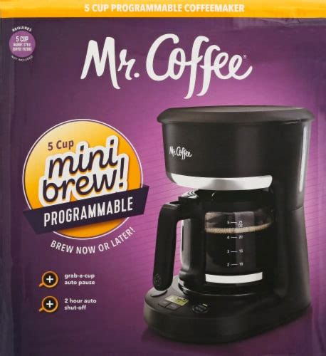 Mr Coffee Blackchrome Programmable Coffee Maker 5 C Smiths Food