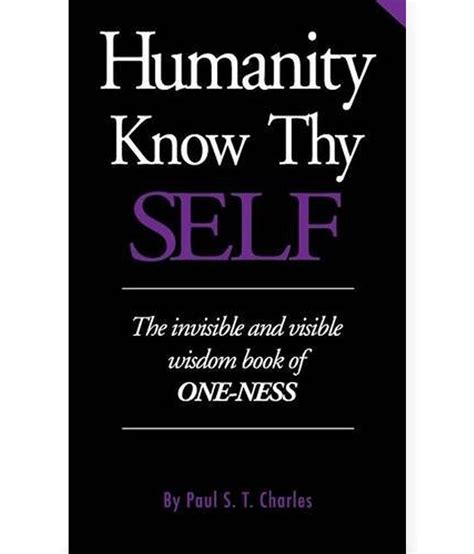 Humanity Know Thy Self Buy Humanity Know Thy Self Online At Low Price