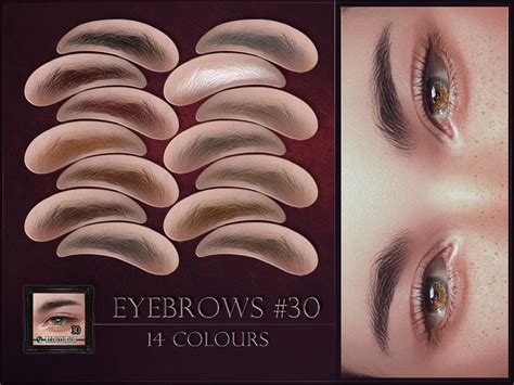 Remussirions Eyebrows 30 Sims 4 Sims 4 Piercings Sims