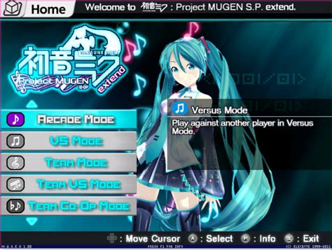 Hatsune Miku Project Mugen Sp Extend Screenpacks Ak1 Mugen Community