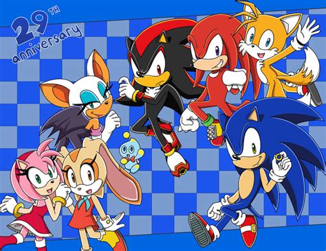 29th Anniversary Of Sonic The Hedgehog By Redfire199 S On Deviantart