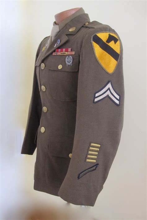 7th Cavalry 1st Cavalry Division Service Dress Coat J Mountain Antiques