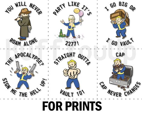 Fallout Vault Boy Meme Pack Svg Png Pdf  Digital Etsy