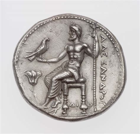Tetradrachm Of Kingdom Of Macedonia With Head Of Herakles Struck In