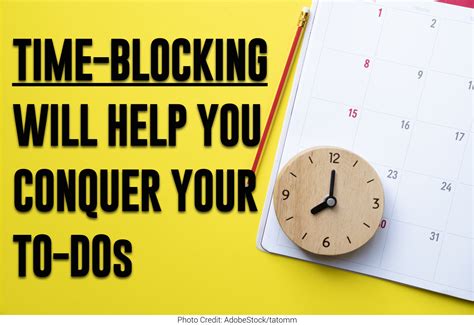 Time Blocking Will Help You Conquer Your To Dos Duke Matlock