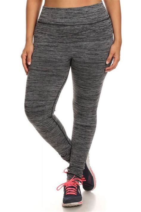 Womens Plus Size Workout Leggings Stretch Yoga Pant Quick Dry Sport Gym