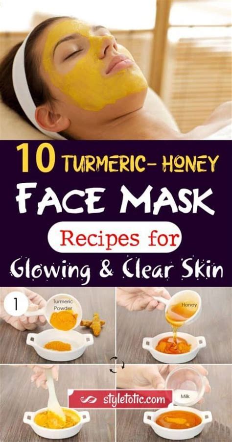 Diy Turmeric Honey Face Mask Recipes For Glowing And Clear Skin Honey Face Mask Clear Skin