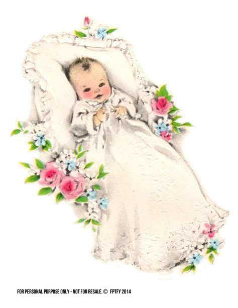 Free Large Vintage Baby Clip Art Free Pretty Things For You