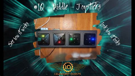 Lq Riddle Joysticks For Escape Room See How It Works Hotel Theme