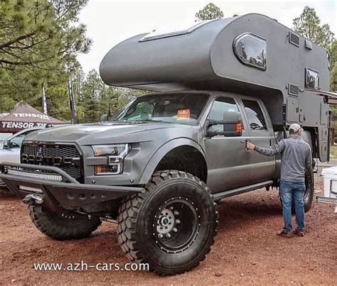 Ford Ranger Raptor Slide In Camper Truck Bed Camping Expedition Vehicle