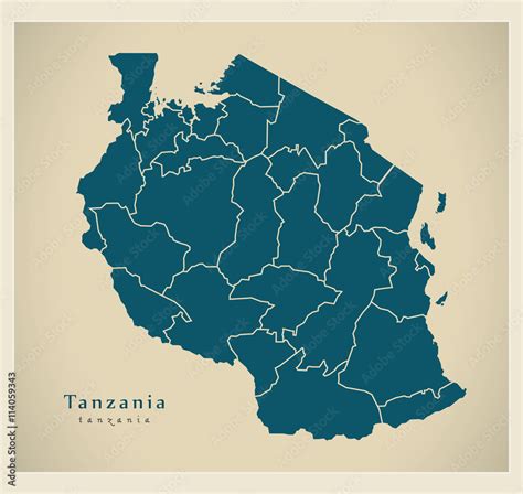 Tanzania Map Regions Stock Illustrations Tanzania Map Regions The Best Porn Website